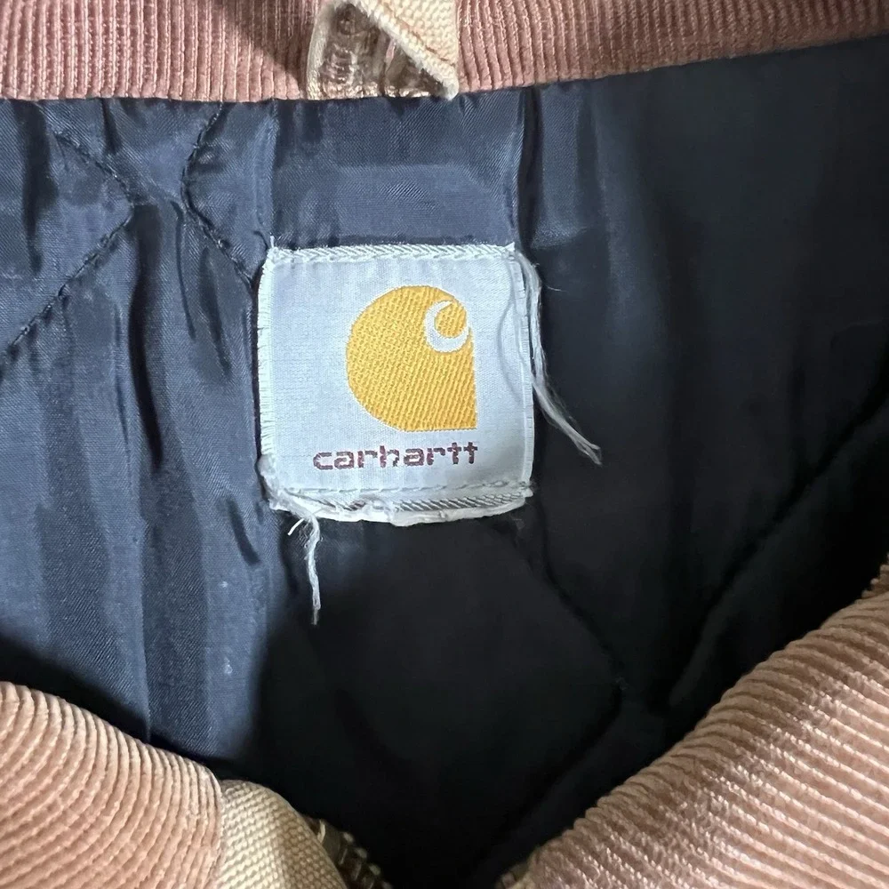 Carhartt Jacket Mens 2XL Duck Traditional Arctic Quilted CO3 BRN Jacket Tan